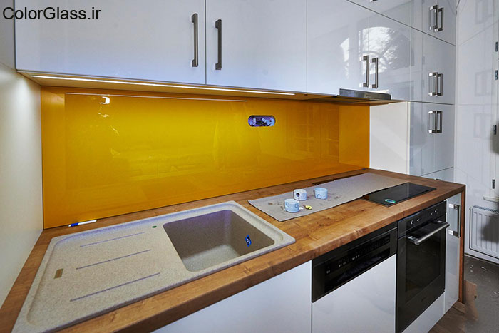 شیشه رنگی زرد،لاکوبل،شیشه رنگی