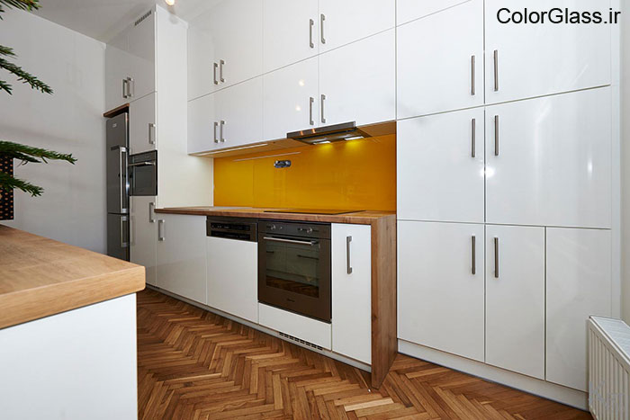 شیشه رنگی زرد،لاکوبل،شیشه رنگی