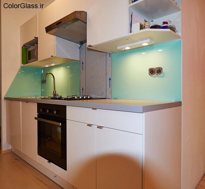شیشه رنگی،لاکوبل،شیشه رنگی سبز پاستیلی