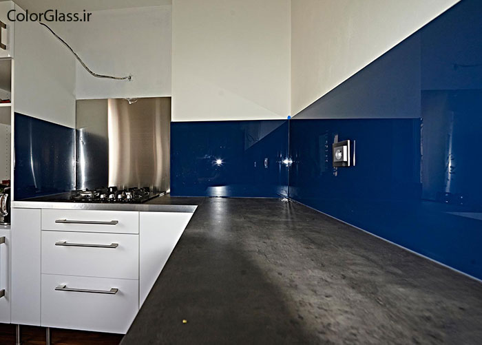 شیشه رنگی آبی،شیشه رنگی