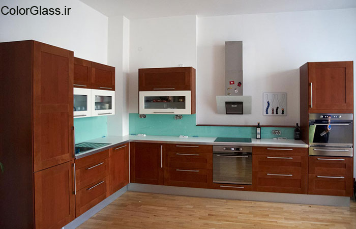 شیشه رنگی،لاکوبل،شیشه رنگی سبز پاستیلی