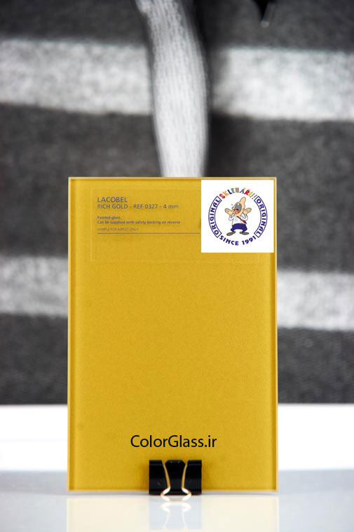 شیشه رنگی زرد،لاکوبل،شیشه رنگی