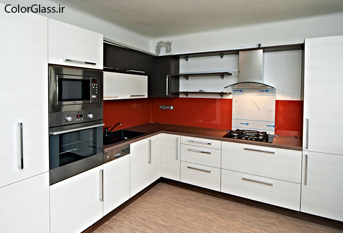 شیشه رنگی،لاکویل،شیشه رنگی نارنجی