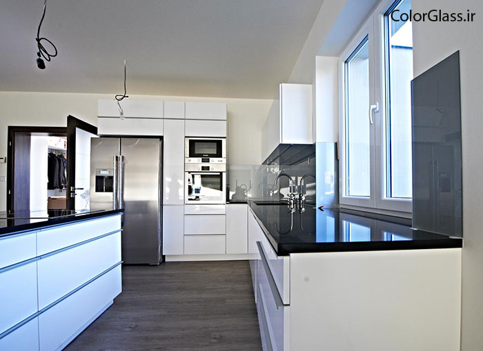 شیشه رنگی،شیشه لاکوبل،شیشه رنگی خاکستری