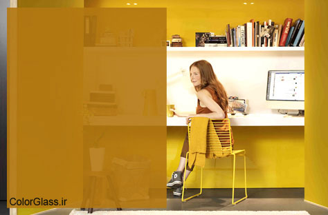 شیشه رنگی زرد،لاکوبل،شیشه رنگی